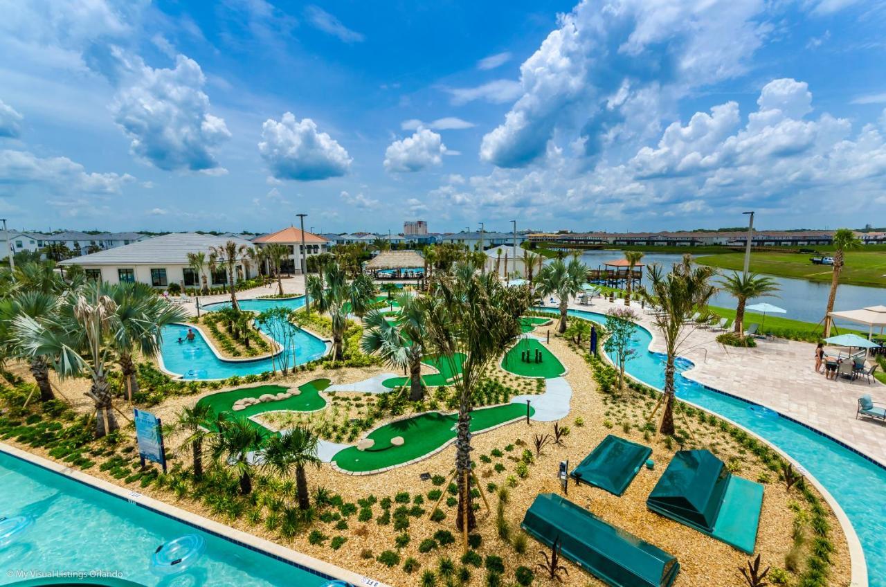 Modern Townhome wPrivate Pool&FREE Water Park Kissimmee Exterior foto